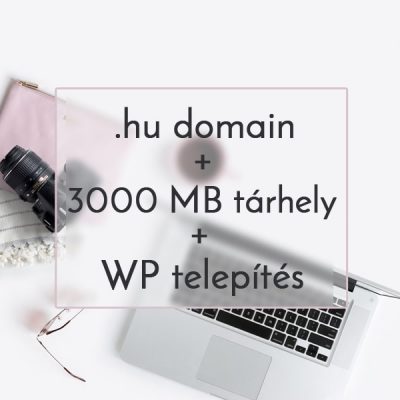 .hu domain 3000 MB tárhellyel és wordpress telepítéssel