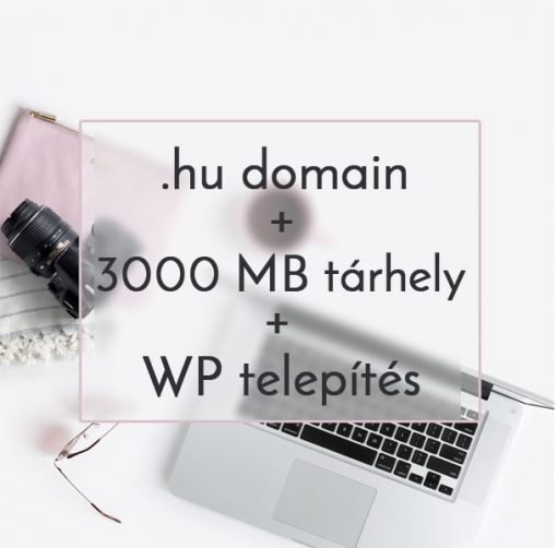 .hu domain 3000 MB tárhellyel és wordpress telepítéssel
